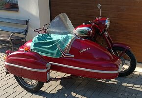 Jawa 350/360 panelka + sidecar originální stav - 2