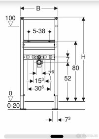 Geberit Duofix pro umyvadlo - 2