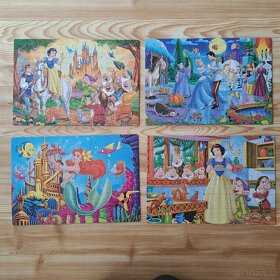 Puzzle Disney princezny 4x48 dílků-REZERVACE - 2