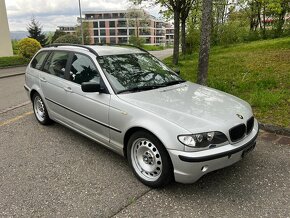 Plechové disky BMW e46 7,5J x 17, 5 x 120, s pokličkami - 2