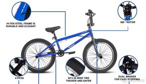 20'' BMX kolo Freestyle ocelové - NOVÉ - 2