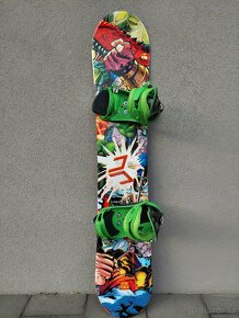 Snowboard BEANY HEROPUNCH, 144 cm + boty SALOMON - 2