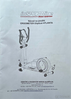 ERGOMETER Eliptical ATLANTA -  inSPORTline - 2