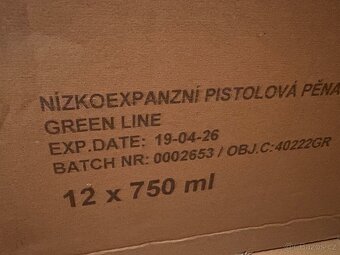 Nizkoexpanzni pur pěna 750ml - 2