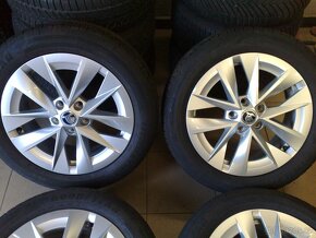 alu kola 5x112 r17 original škoda octavia 205/55/17 - 2