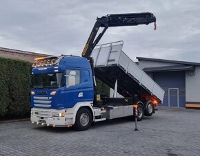 Scania G410-6x2–Sklápěč/Valník+HR-PALFINGER PK 22002 EURO 6 - 2