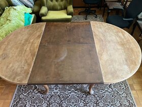 Starožitný stůl + židle - 2