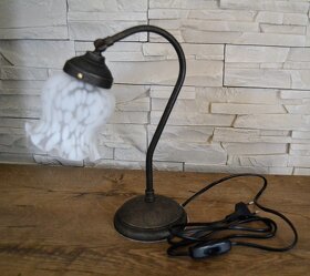 Stolní mosazná lampa KONVALINKA 30 cm - 2