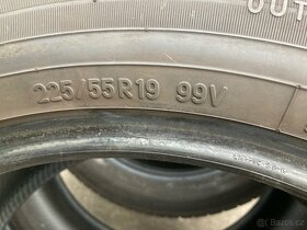 4x letní pneu 225/55 R19 zánovní vzorek - 2