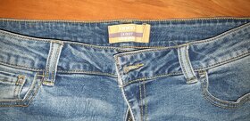 Dívčí skinny džíny/jeans, vel. 40, ale spíše vel. 164 - 2