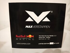 F1 Redbull RB16B GP Holland 1:18 MAX Edition Nr.70 - 2