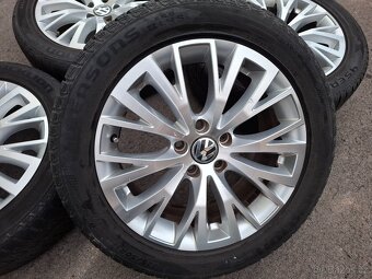 Alu kola 17" VW Sharan 5x112 s pneu 225/50R17 - 2