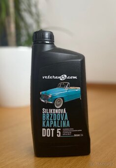 silikonová brzdová kapalina DOT 5 Mercedes, BMW, Tatra,Škoda - 2