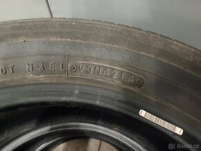 prodám letní sadu pneumatik 185/60 R16 86H, 4mm - 2