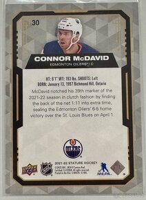 Connor McDavid, Stature, limit 18/22 - 2