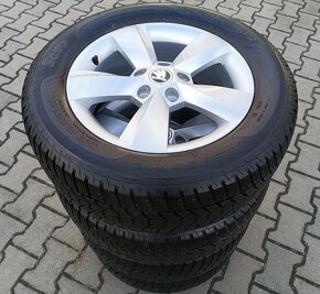 Zánovní originál sada alu disků Škoda Karoq 5x112 R16 Nanuq - 2