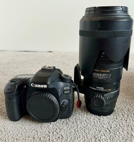 Canon EOS 80D + 3 baterie + SD Karta - 2