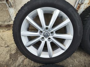 16"zimní alu sada Merano 5x100 origo VW Polo 6 Fabia 4 Ibiza - 2