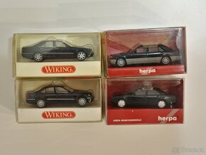 4x H0 1:87 Mercedes - 2