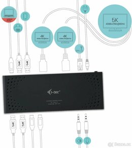 i-tec USB-C Dual Display Docking Station, Power Delivery + n - 2