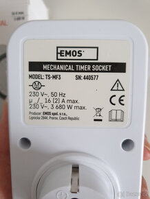 EMOS P5502 mechanická spínací zásuvka časovač - 2