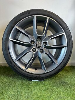 Alu kola 5x112 r18 s letním pneu (gemini) - 2