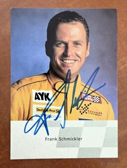 Frank Schmickler motorsport originální autogram - 2