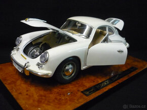 Porsche 356 B Coupe bílé Bburago 1/18 - 2