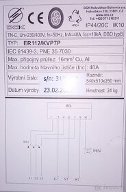 Elektroměrova deska rozvaděče - 2