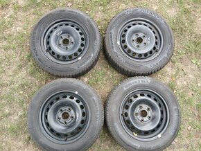 Plechová kola,sada,5x112,ET47,Conti+Barum,195/65 R15,9mm 6mm - 2