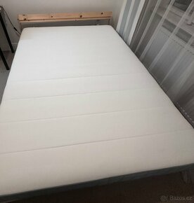 VESTERÖY Pocket sprung mattress, firm/light blue, 140x200 cm - 2