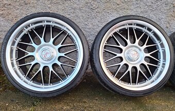 Alu kola R19 5x112 a 5x120 Keskin KT4 + letní235/35/19 Kumho - 2