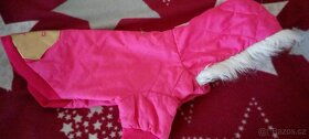 Růžový kabátek pro psí holčičku vel.M/L - 2