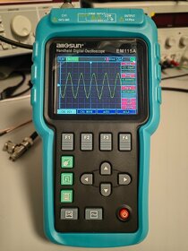 Osciloskop Allosun EM115A jednokanálový 50 MHz - 2