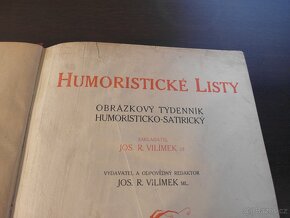Svázaný časopis Humoristické listy 1911. ročník 54 - 2