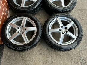 Alu 17" 5x112, Dezent KAROQ + zimní pneu 70% - 2