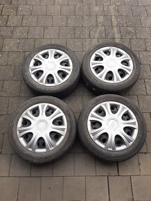 Disky 5x100 R16 + letní pneu 205/55/16 (VW, Audi, Škoda) - 2