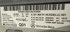 A2219008103 Harman Becker Kardon zosilnovac Mercedes W221 - 2