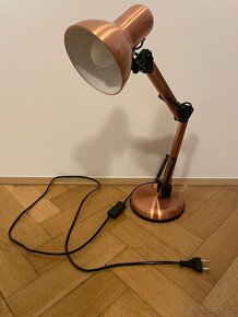 Stolní lampa - zlatorůžová (zdarma k nábytku) - 2