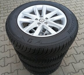 Zánovní originál alu sada disků VW, Škoda, Seat 5x112 R17 - 2