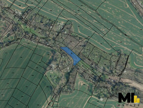 Prodej podílu 1/6 lesa a pole 279 m2 v obci Mšeno, okres Měl - 2