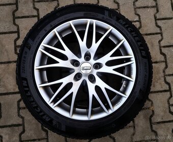 Alu kola Audi, Mercedes 5x112 R18 KRÁSNÁ SADA - 2