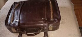 Kožený retro kufr - 2