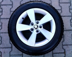 Alu kola originál Škoda Fabia IV 5x100 R15 Hadar - 2