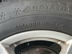 Prodám 4x zimní pneumat Dunlop Winter sport 5 215/60 r16 95h - 2