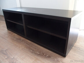 BESTA TV stolek IKEA, černohnědý 120 x 40 cm - 2