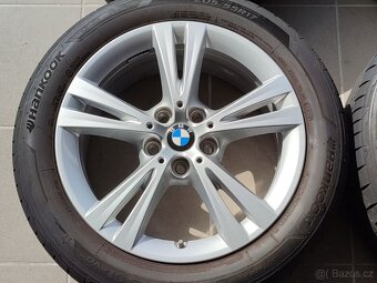 Zánovní letní ALU komplet BMW 17" 5x112 ET54 pneu 205/55/17 - 2