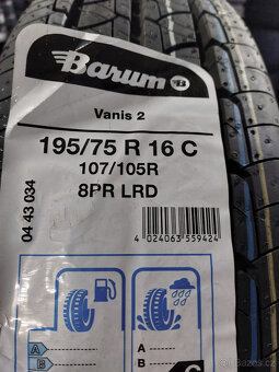 195/75 R16C Barum Vanis 2 letní 6ks - 2