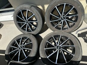 Alu kola ALUTEC 5x112 R17+pneu 215/55ZR17 pro ŠKODA SUPERB 3 - 2