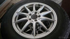  orig. alu kola Mercedes 17" + pneu Barum zima- - 2